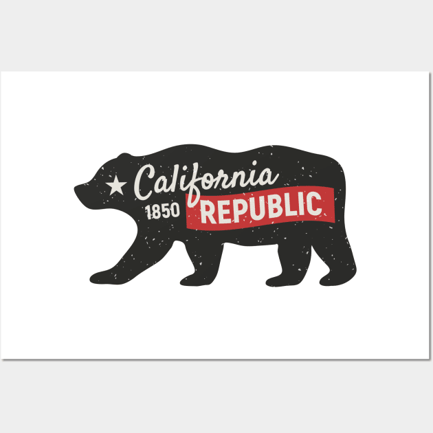 California Republic bear. Wall Art by DenysHolovatiuk